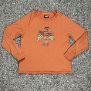 Hooey Crewneck Sweatshirt Aztec‎ Long Sleeve Pullover Womens Medium Eagle Cactus